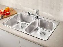 Load image into Gallery viewer, Blanco #401025 Dual Bowl Drop-In Kitchen Sink
