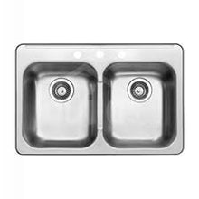 Load image into Gallery viewer, Blanco #401025 Dual Bowl Drop-In Kitchen Sink
