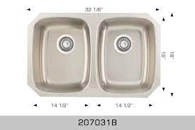 Bosco #207031 Stainless Steel Two Bowl Sink