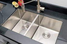 Load image into Gallery viewer, Bosco #208005 Undermount Rectangular Two Bowl Sink 304 Stainless Steel
