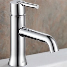 Delta One Handle Stainless Steel Lav Faucet