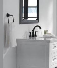 Load image into Gallery viewer, Delta Sandover 2 Handle Lav Faucet Matte Black
