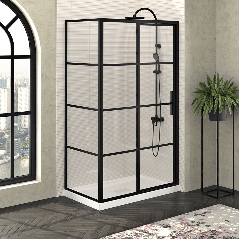 Mecanex Sliding Corner Shower Door Left 48