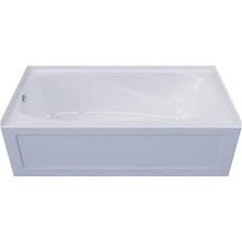 Load image into Gallery viewer, Mirolin White PHOENIX 60&quot; x 30&quot; Left Drain Acrylic Bathtub With Integrated Skirt
